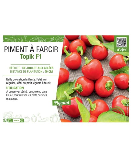 PIMENT TOPIK F1 à farcir