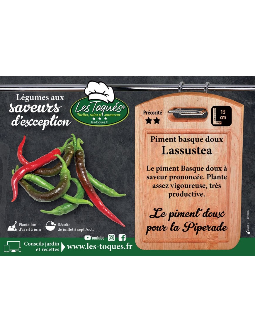 Piment basque doux Lassustea