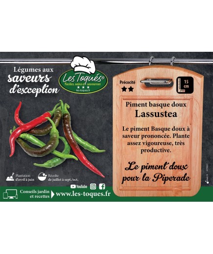 Piment basque doux Lassustea