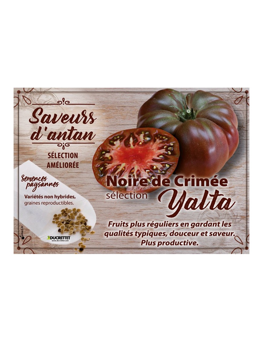 Tomate Noire de Crimée sélection Yalta