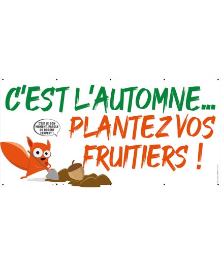 Banderole 002 - Plantez vos fruitiers