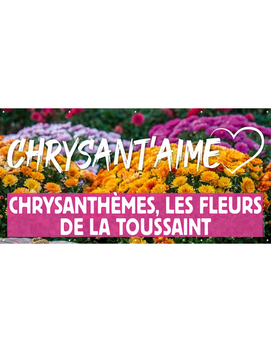 Banderole 008 - Chrysanthèmes