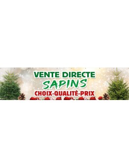 Banderole 015 - Vente de sapins