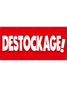 Banderole 023 - Destockage