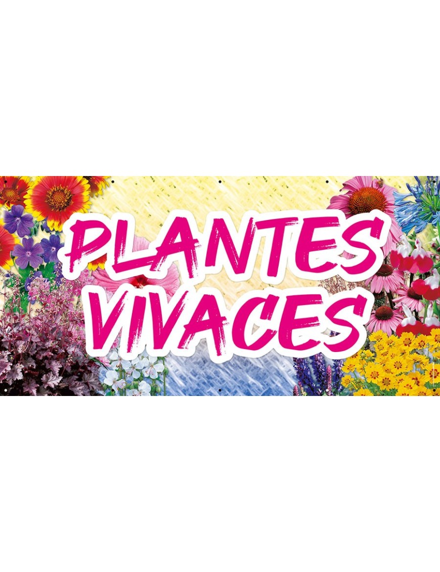 Banderole 028 - plantes vivaces