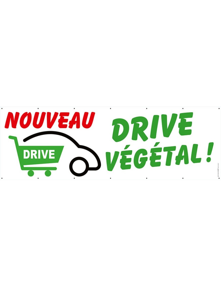 Banderole 047 - drive végétal