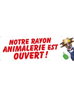 Banderole 057 - rayon animalerie