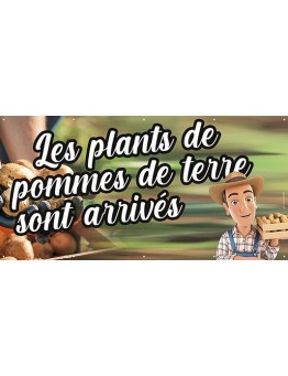 Banderole 065 - plants de pommes de terre