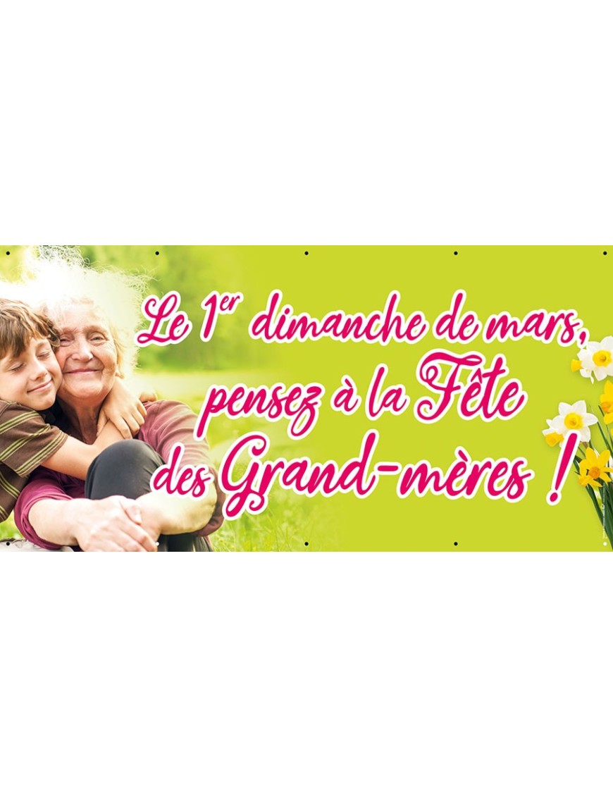 Banderole 066 - fête des grand-mères