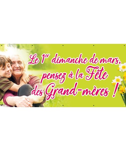 Banderole 066 - fête des grand-mères