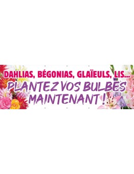 Banderole 070 - plantez bulbes