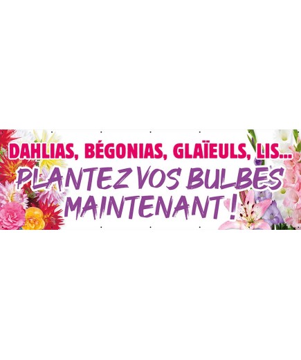 Banderole 070 - plantez bulbes