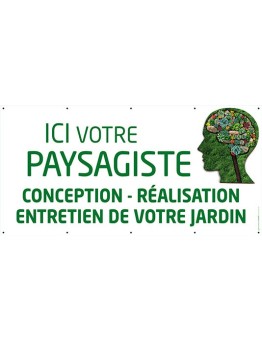 Banderole 094 - paysagiste