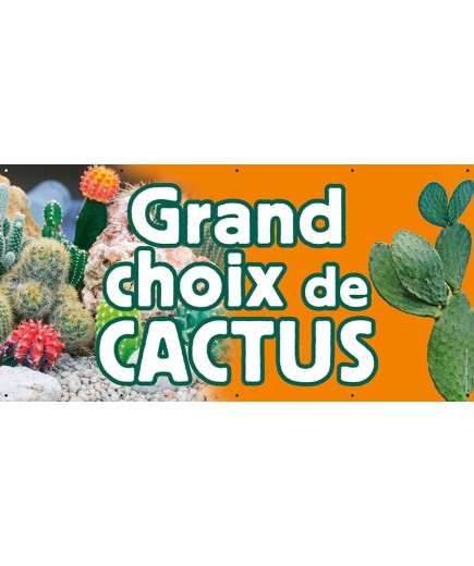 Banderole 099 - cactus