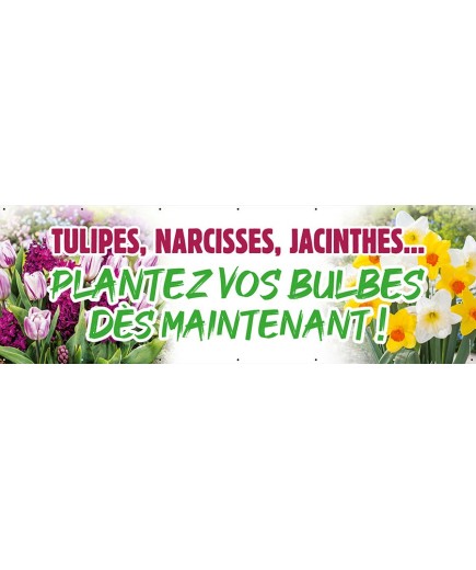 Banderole 106 - plantez vos bulbes