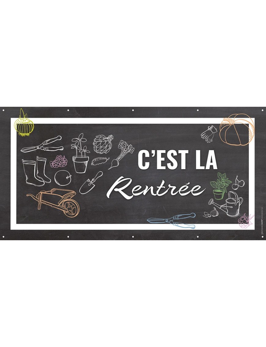Banderole 115 - c'est la rentrée