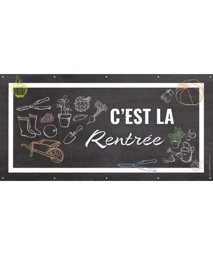 Banderole 115 - c'est la rentrée