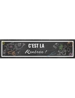 Banderole 115 - c'est la rentrée