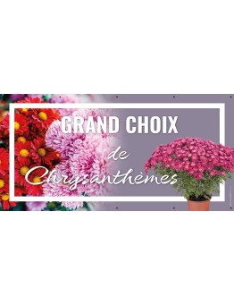 Banderole 117 - chrysanthèmes