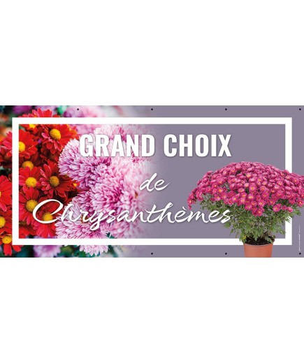 Banderole 117 - chrysanthèmes