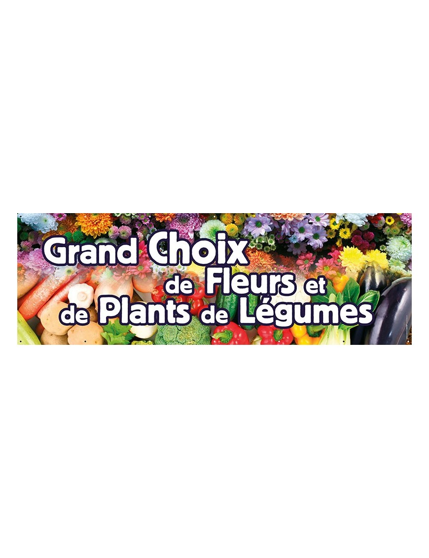 Banderole 122 - plants de légumes