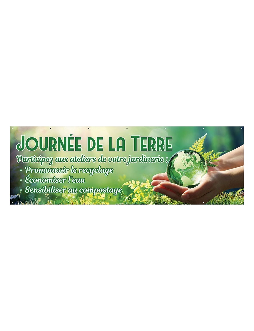 Banderole 133 - journée de la terre