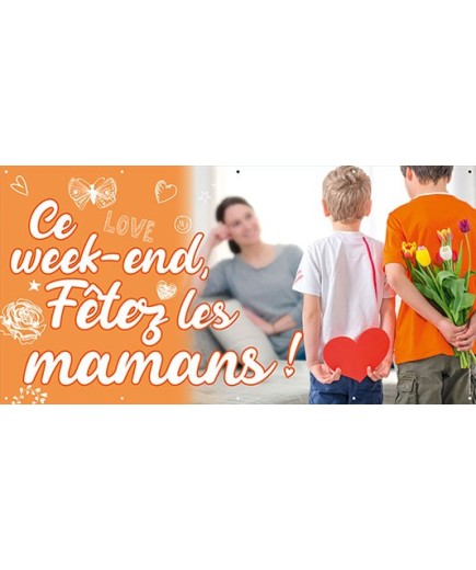 Banderole 134 - fête des mères