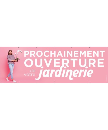 Banderole 136 - ouverture jardinerie