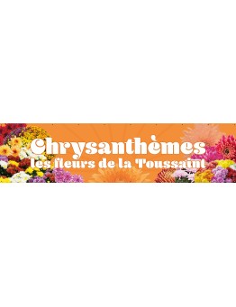 Banderole 143 - chrysanthèmes