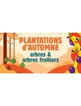 Banderole 144 - plantation automne
