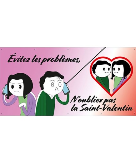 Banderole 149 - saint-valentin