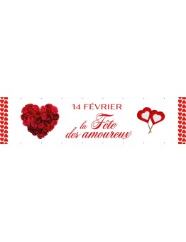 Banderole 150 - saint-valentin