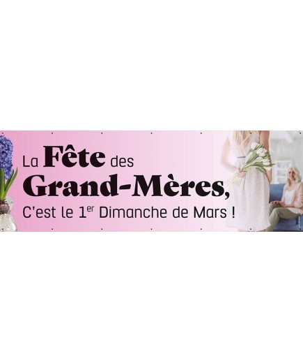 Banderole 153 - fête grand-mères