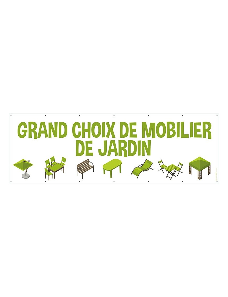 Banderole 157 - mobilier de jardin