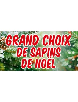 Banderole 174 - sapins de noël
