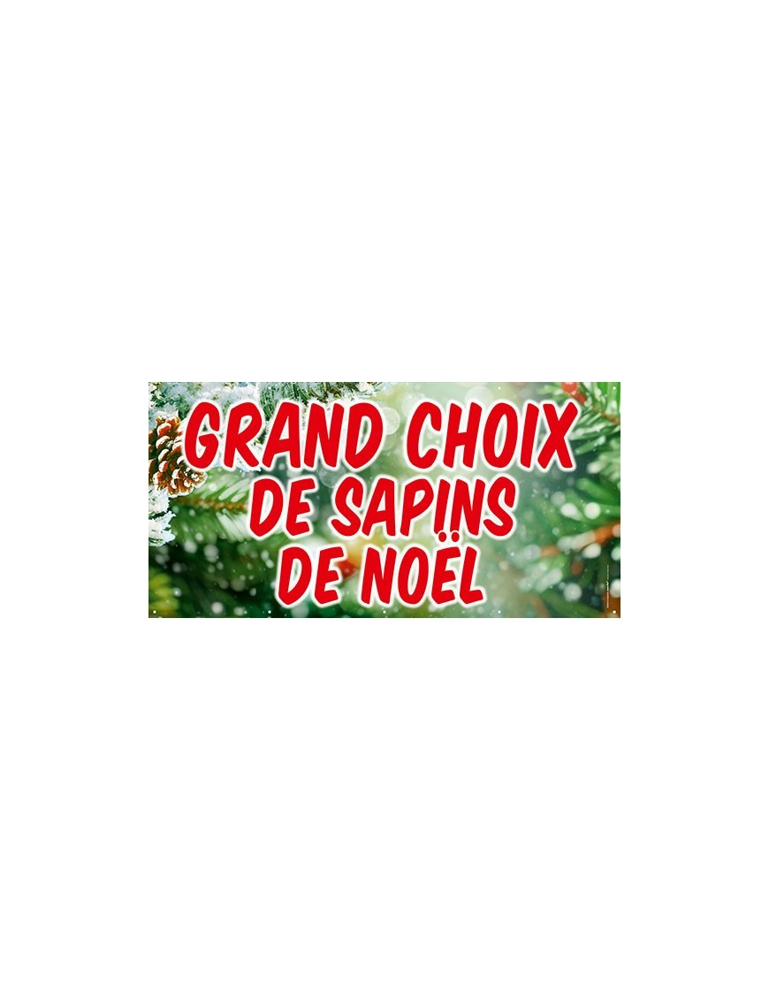 Banderole 174 - sapins de noël