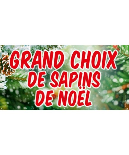 Banderole 174 - sapins de noël