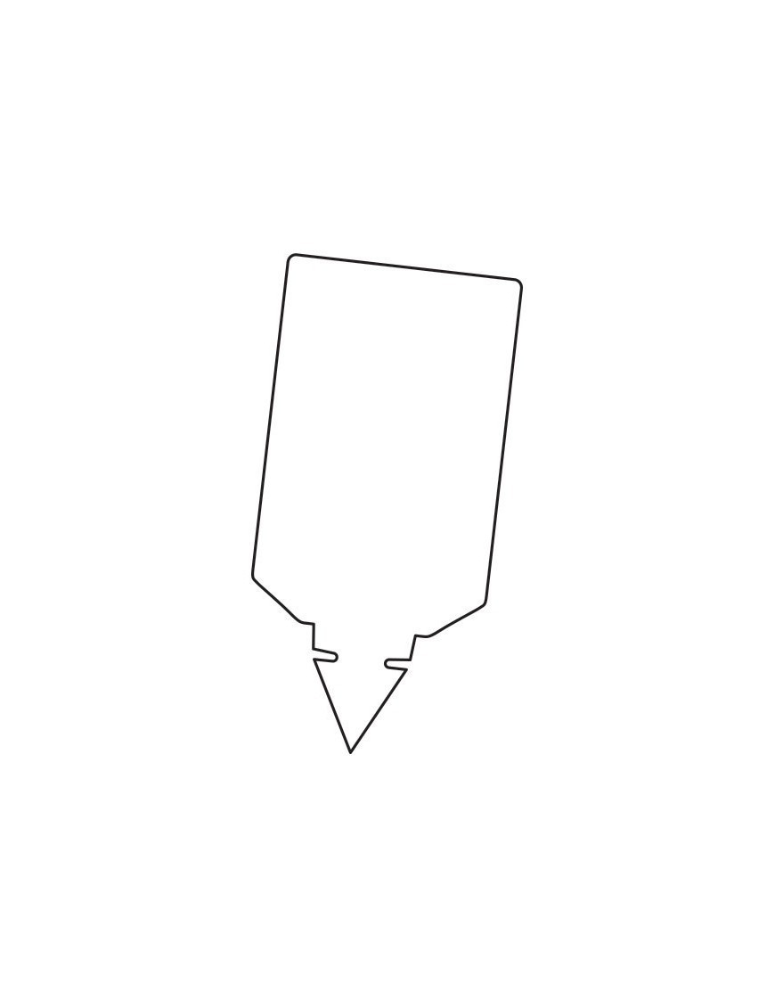 Étiquettes vierges 58 x 120 mm