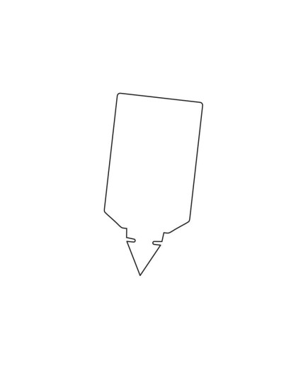 Étiquettes vierges 58 x 120 mm