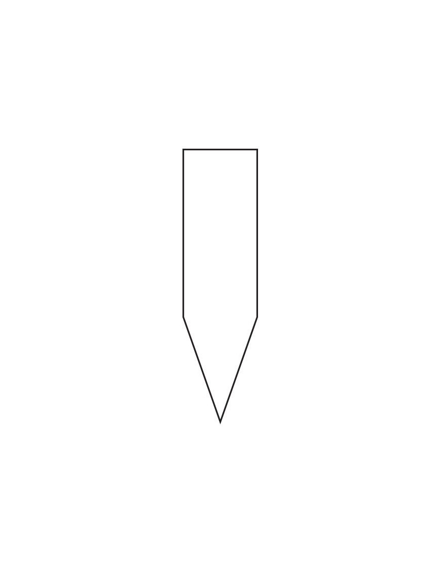 Étiquettes vierges 35 x 128 mm