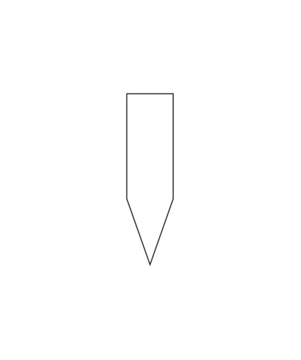 Étiquettes vierges 35 x 128 mm