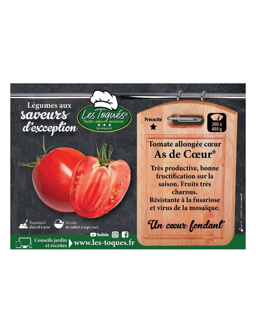 Tomate allongée cœur As de Cœur®
